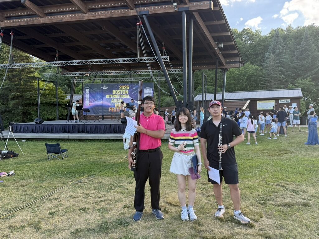 With the band I lead at the Boston International Asian Music Festival, NARA Park, Acton, June 13, 2026.