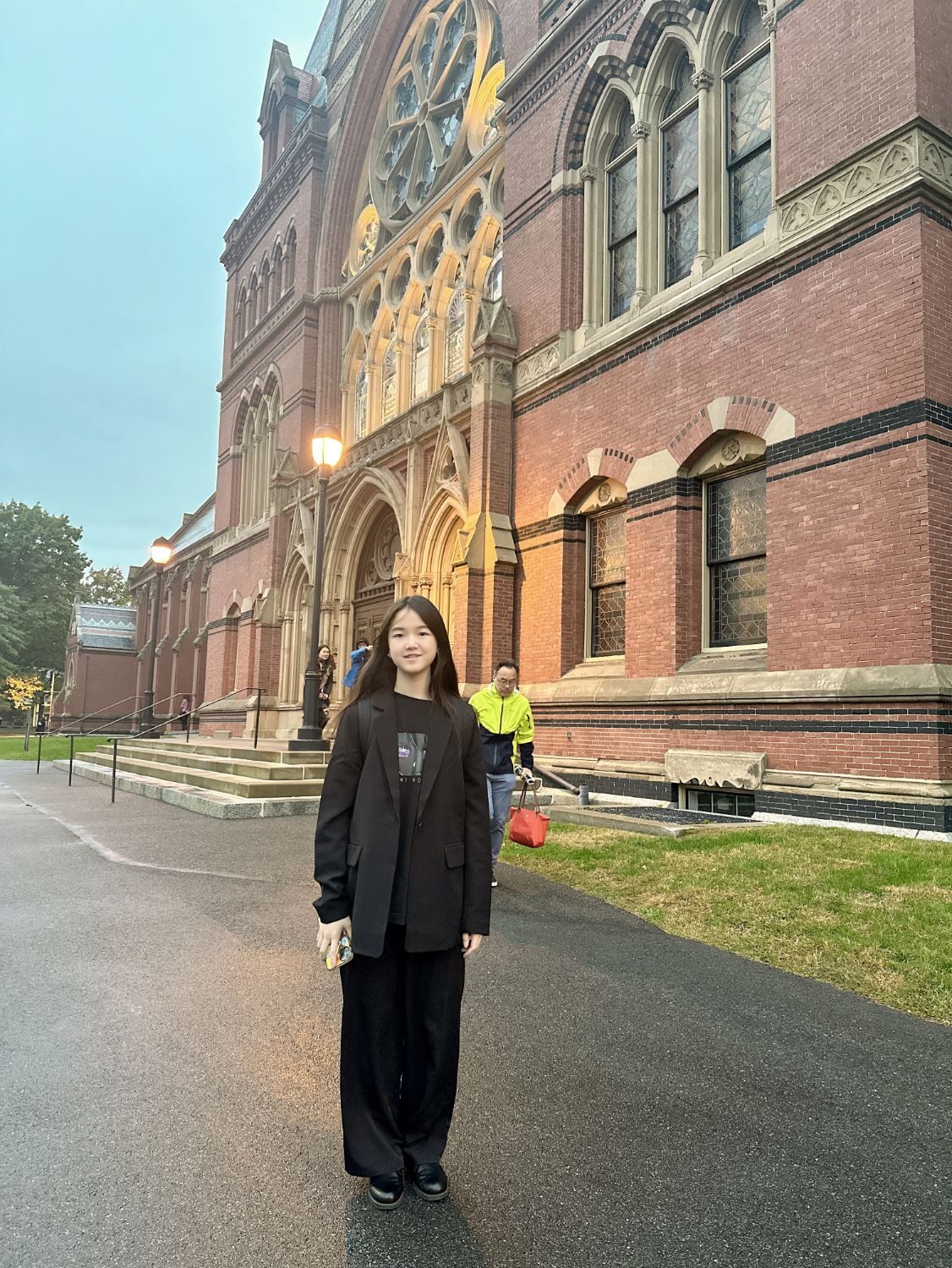 Outside Sanders Theatre after a Boston Youth Symphony Orchestra concert, October 13, 2024.