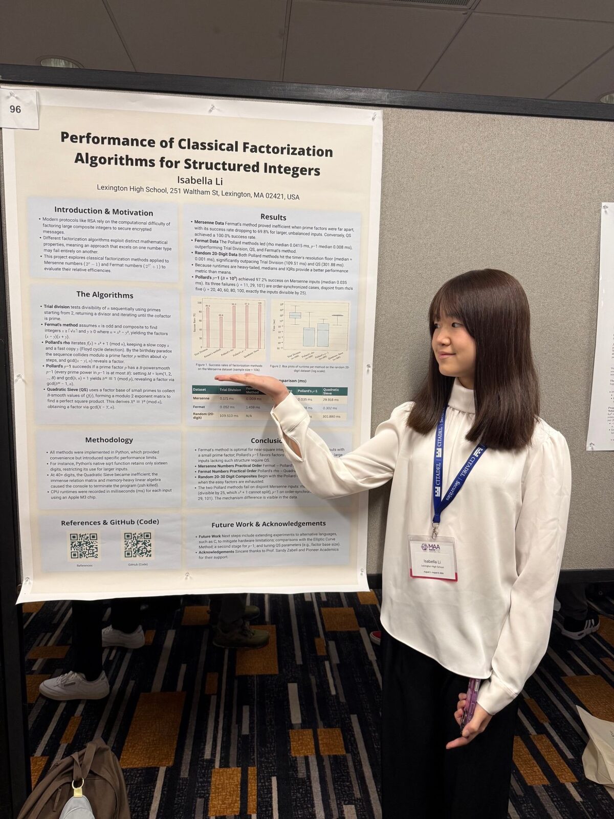 Poster 96 at MAA MathFest, Boston, August 7, 2026.